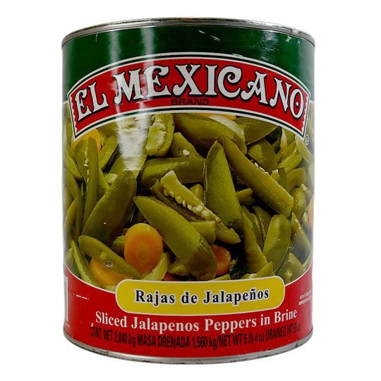 Chiles jalapeños en rajas 2.84 Kg