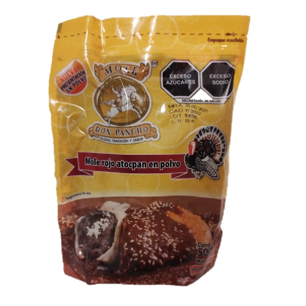 Mole rojo atocpan en polvo 500 g Don Pancho