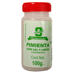 Sazonador pimienta con sal y limón Oviedo 100 g