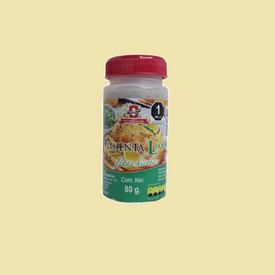 Sazonador pimienta limón oviedo 80g