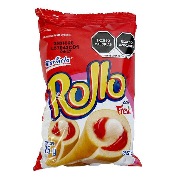 Rollo de fresa 2 pzas. 75 g