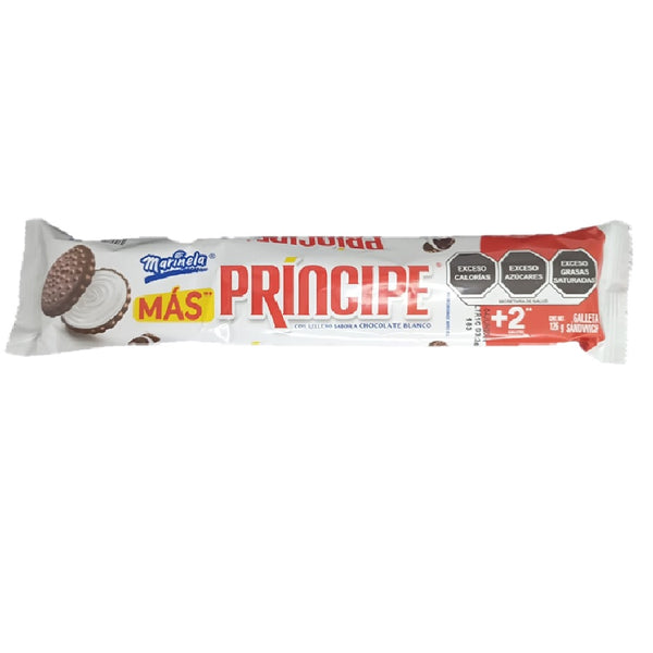 Príncipe con relleno sabor a chocolate blanco 126 g