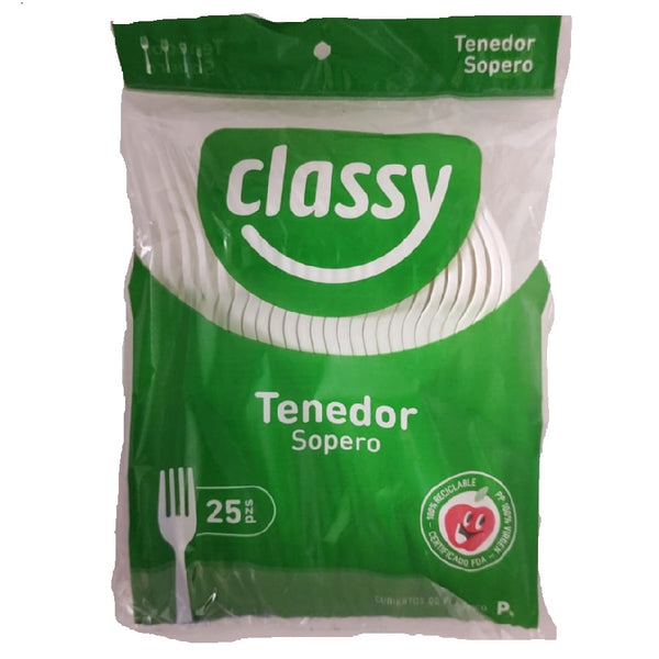 Tenedor Sopero classy 25 pzas