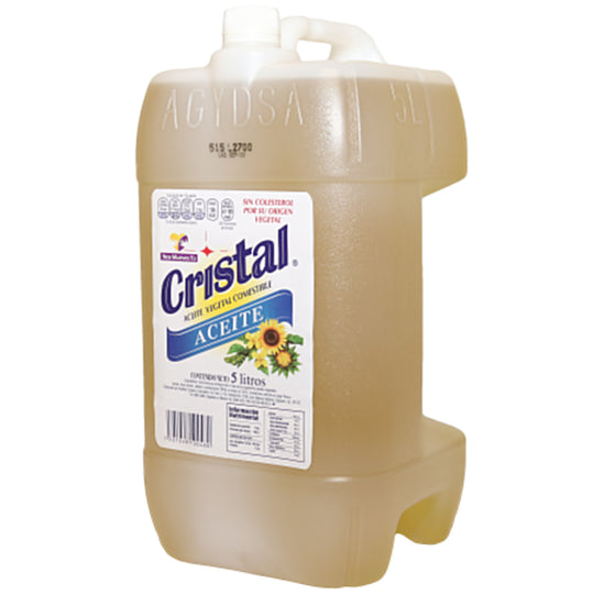 Garrafa de aceite Cristal de 5 Lts