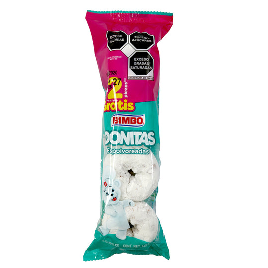Donitas espolvoreadas 8 pzs 140 g