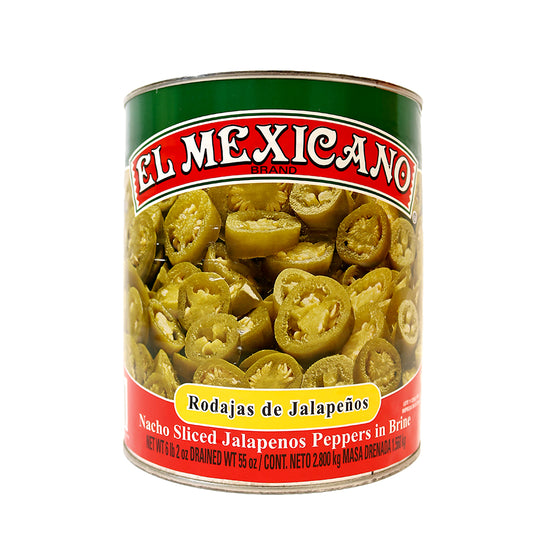 Chiles jalapeños en rodajas 2.8 Kg