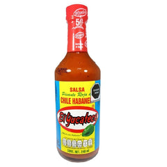 Salsa roja de chile habanero de 240 ml (El Yucateco)