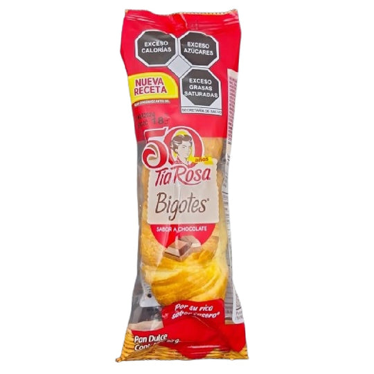 Bigotes sabor chocolate Tía Rosa 80 g