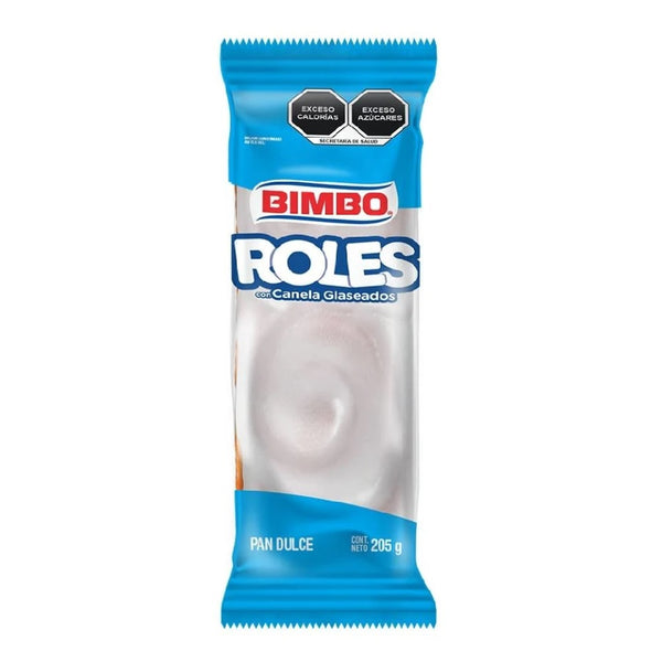 Roles de Canela Glaseados 3 pzas 205 g