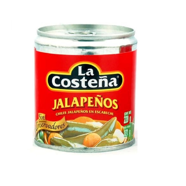 Chiles jalapeños la costeña 220 g