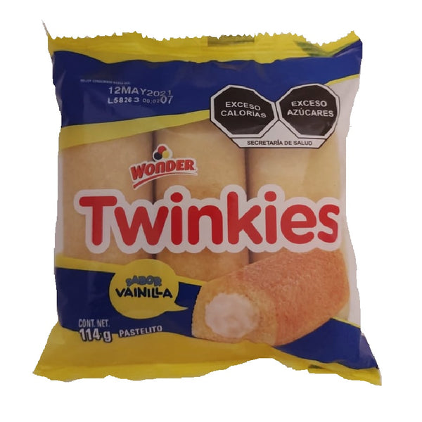 Twinkies sabor vainilla 3 pzas. 114 g