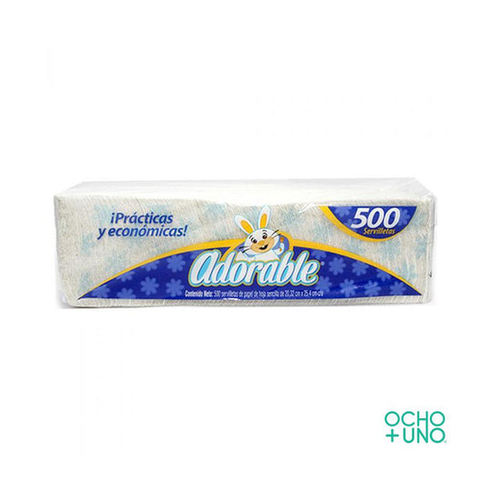 Servilletas Adorable 500 pza