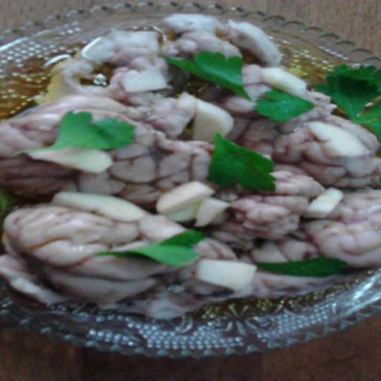 Sesos de cerdo a granel