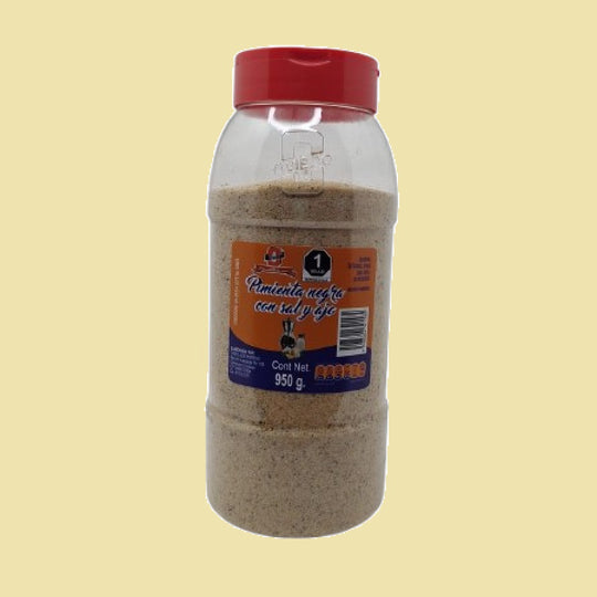Sazonador pimienta negra con sal y ajo Oviedo 950g