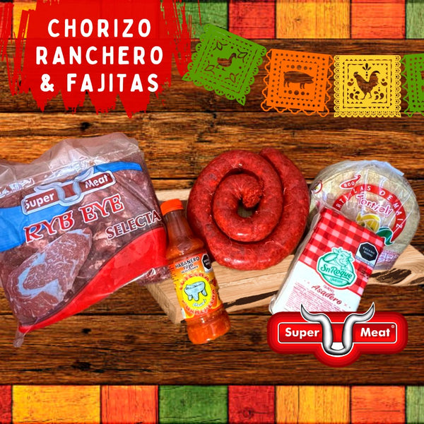 Paquete 5 Fajitas de arrachera y Chorizo Ranchero