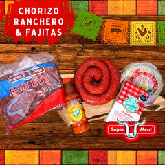 Paquete 5 Fajitas de arrachera y Chorizo Ranchero